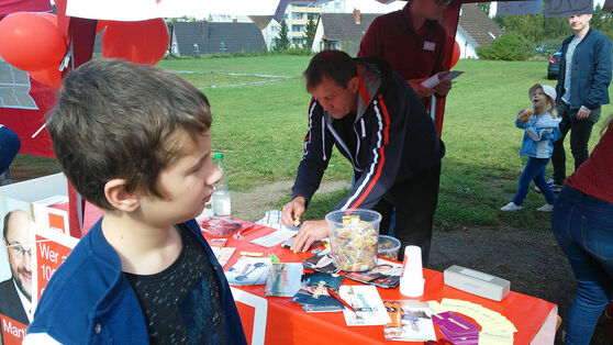 SPD Stand am Kinder- und Familienfest